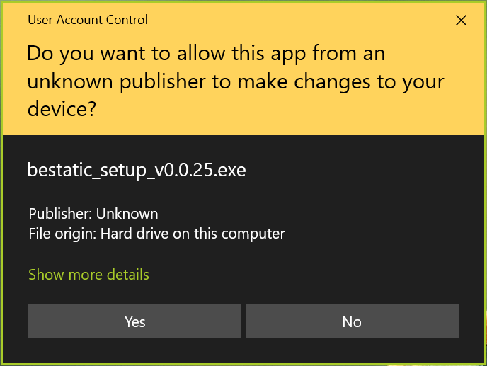 Bestatic microsoft defender