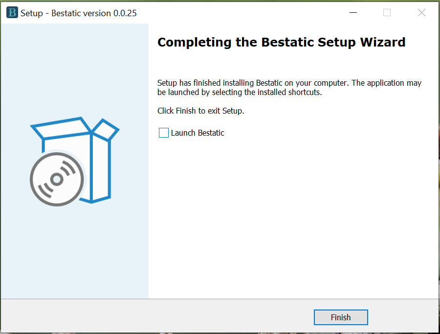 Bestatic installed
